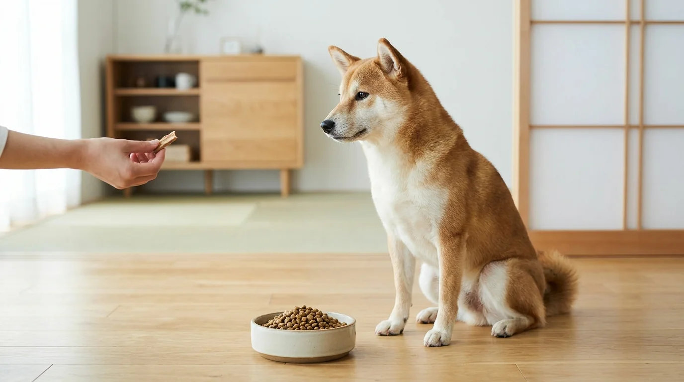 愛犬がご飯は食べないのにおやつは食べる…まず確認したいこと