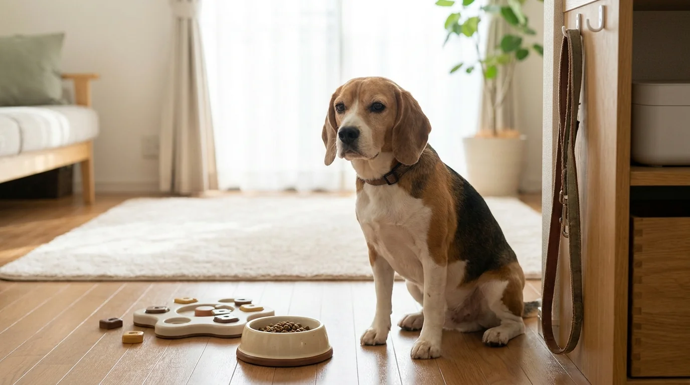 飼いにくいと言われる主な理由: 運動量の多さ / 嗅覚由来の探索行動 / 食欲旺盛で誤食しやすい