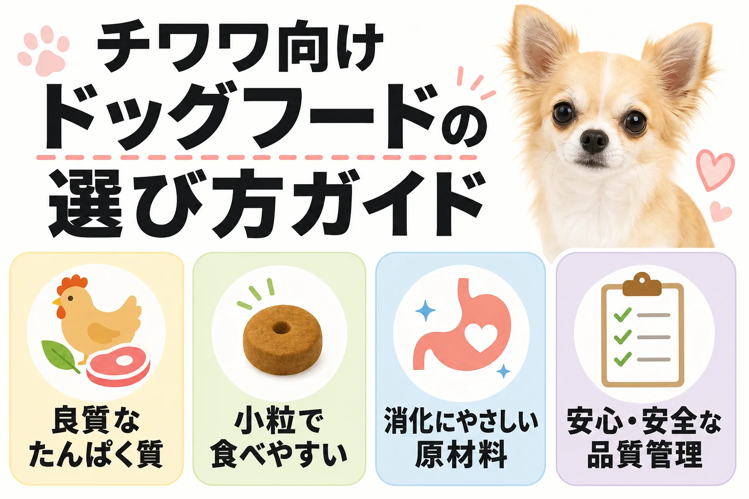 チワワ向けドッグフードの選び方ガイド