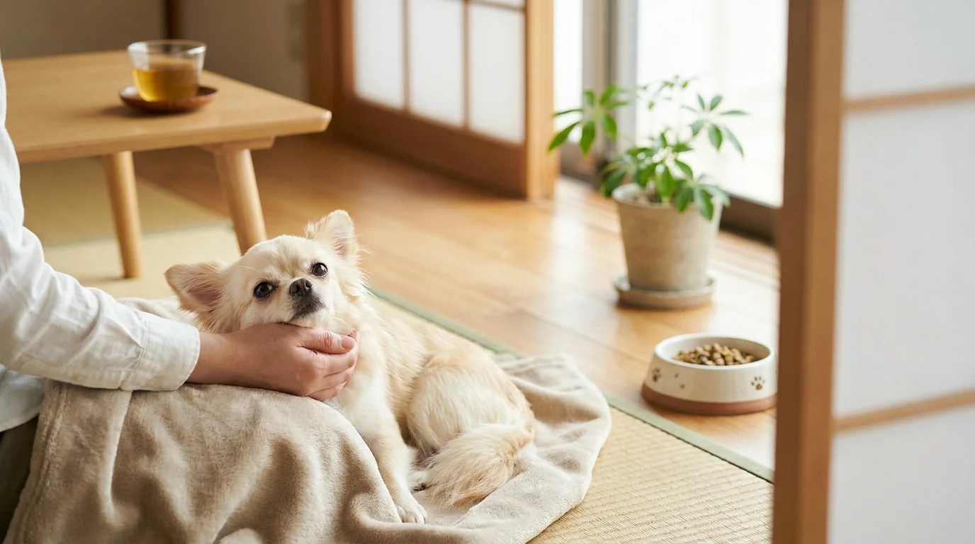 飼い主に献身的で甘えん坊