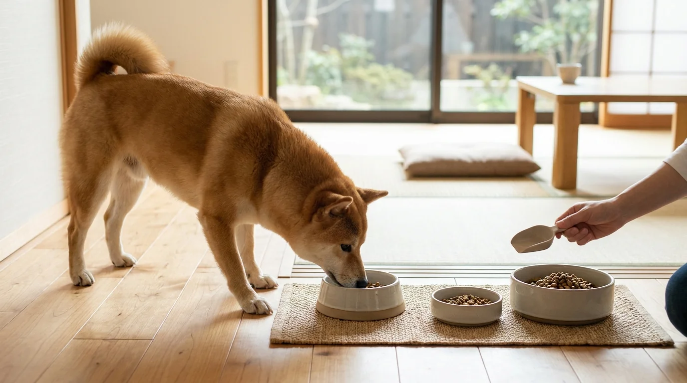 体格(小型犬・中型犬・大型犬)に合わせる