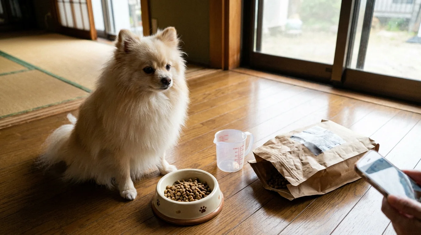 【子犬・成犬・シニア】ポメラニアンの餌の量と回数
