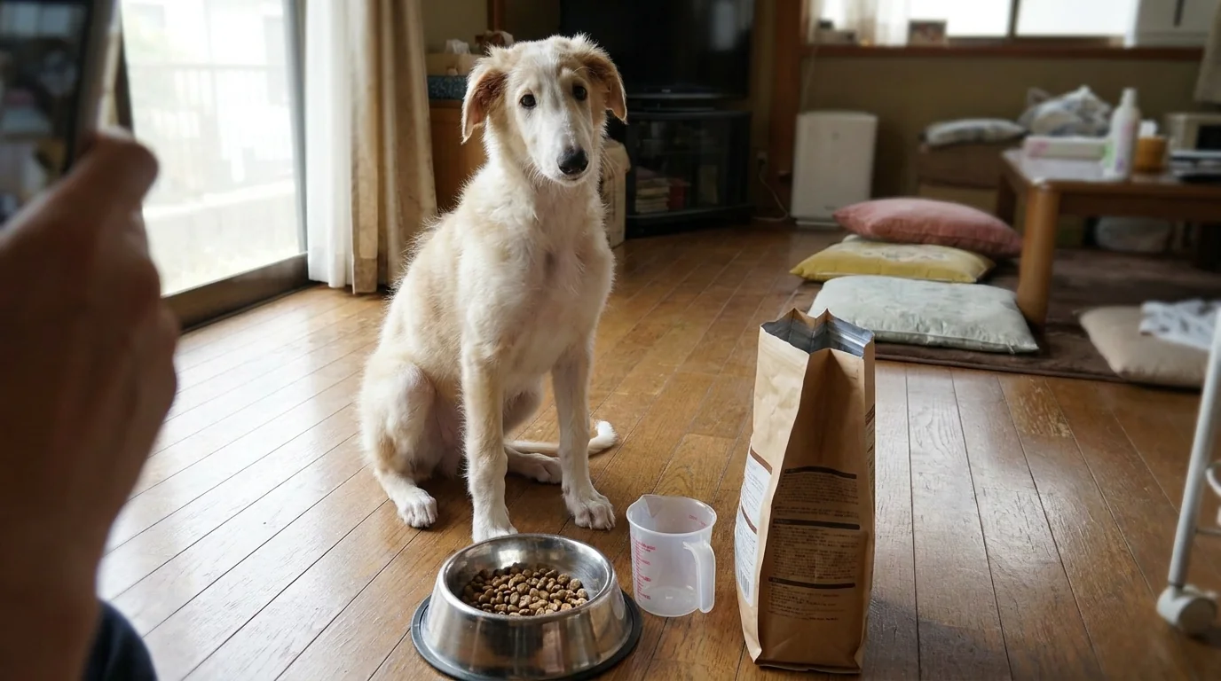 子犬期(パピー)の給餌量と回数: 1日3〜4回 / 成長スピードに合わせる