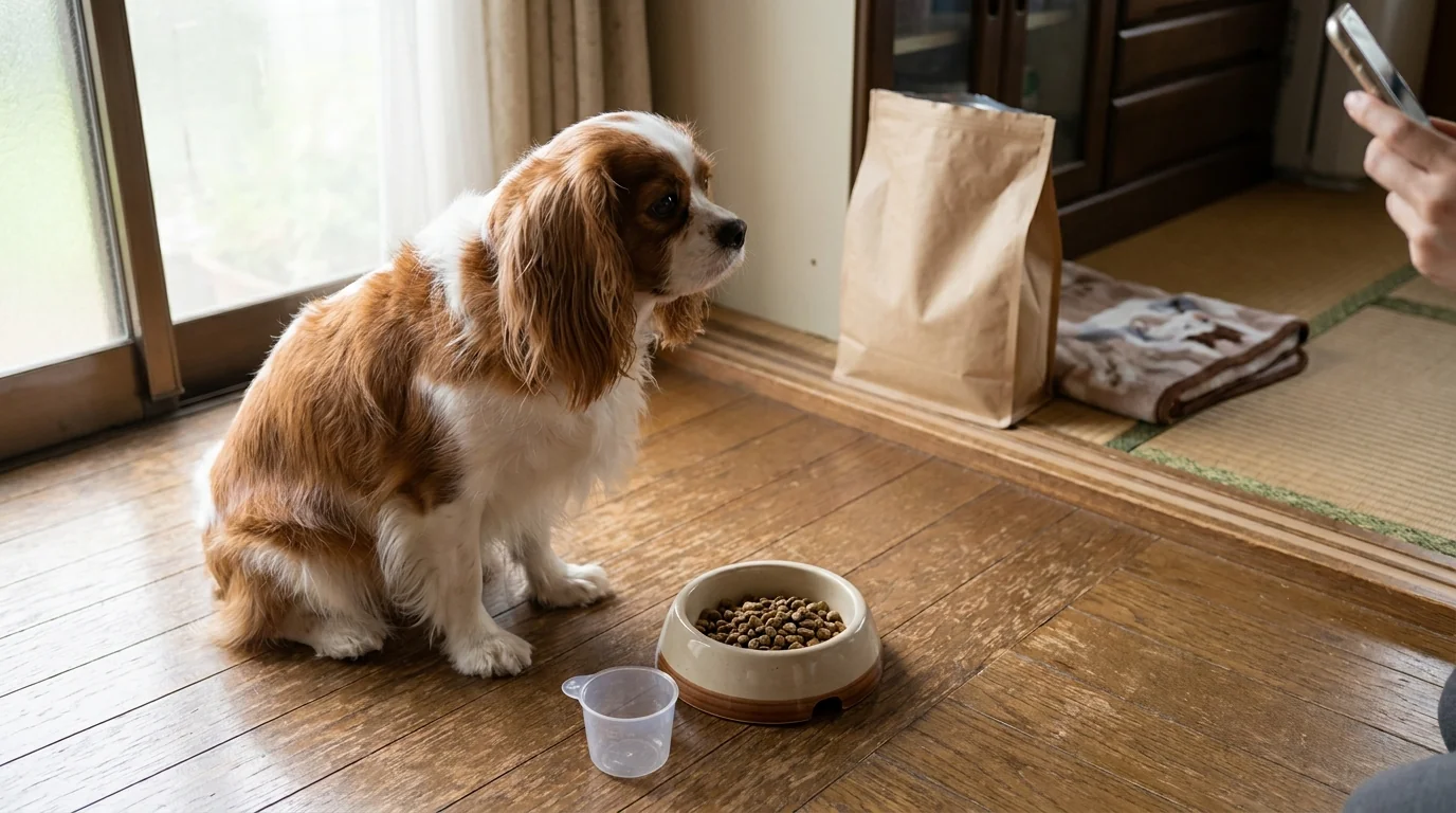 成犬期のご飯の量と回数: 1日2回が基本 / 体重別目安