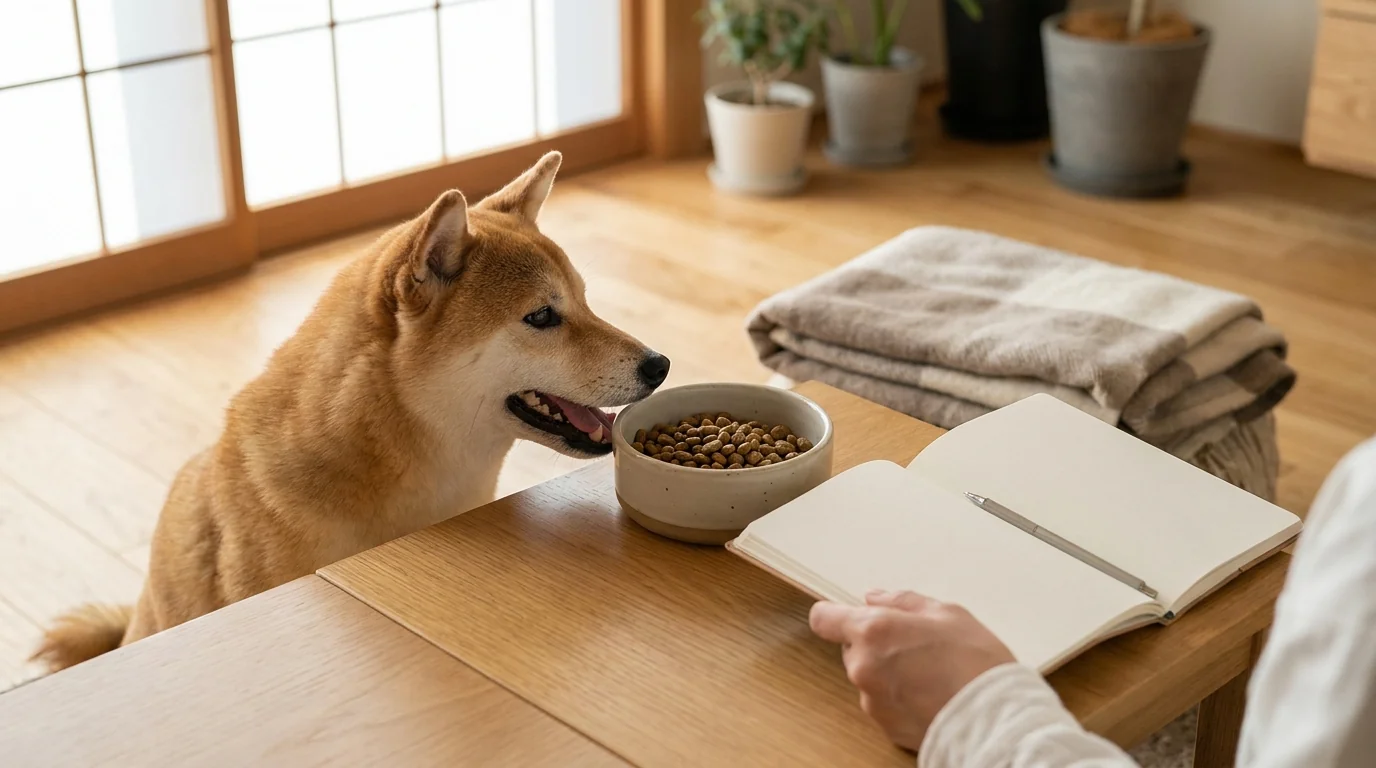 愛犬の食いつき・便・体調の変化を記録