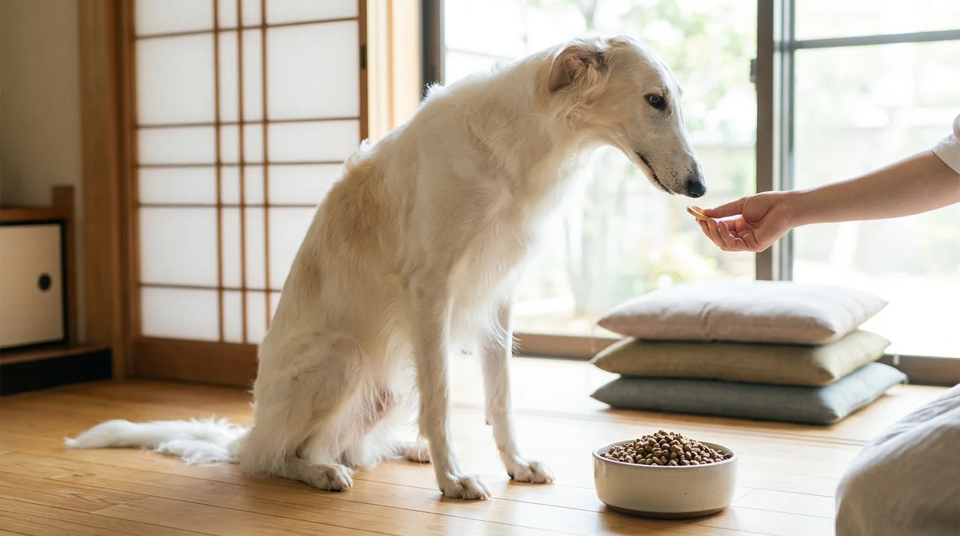 ボルゾイがドッグフードを食べない原因と対処法
