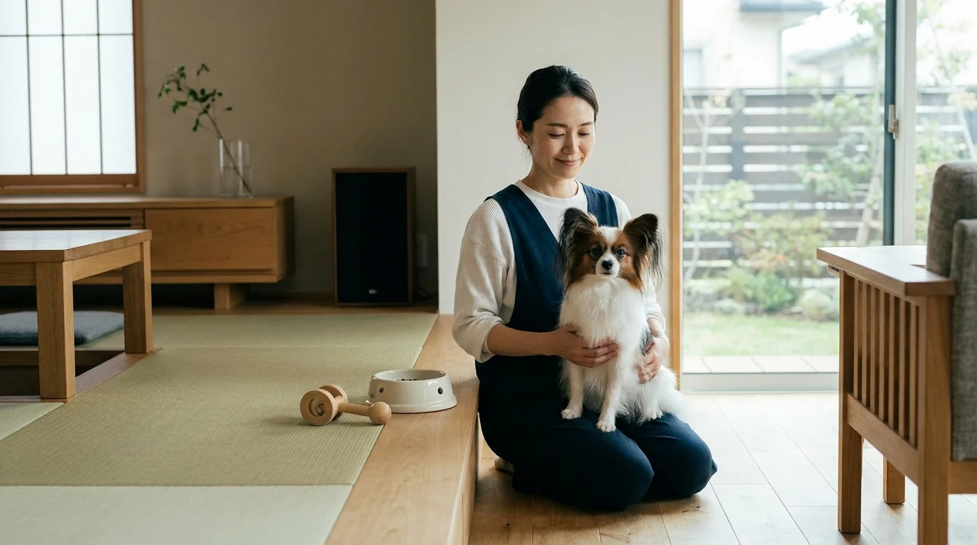 パピヨンに向いている飼い主の性格・ライフスタイル