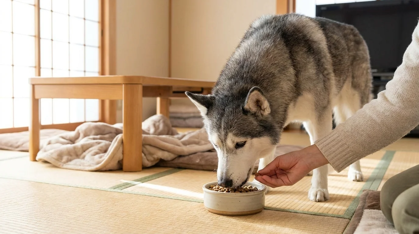 シニア犬の給餌で気をつけたいこと