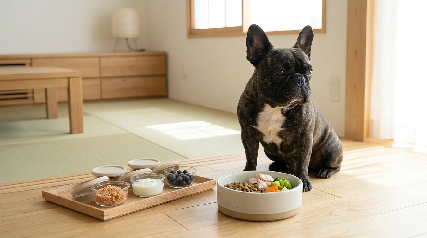 味やフードに飽きているケース: ローテーション / トッピング活用