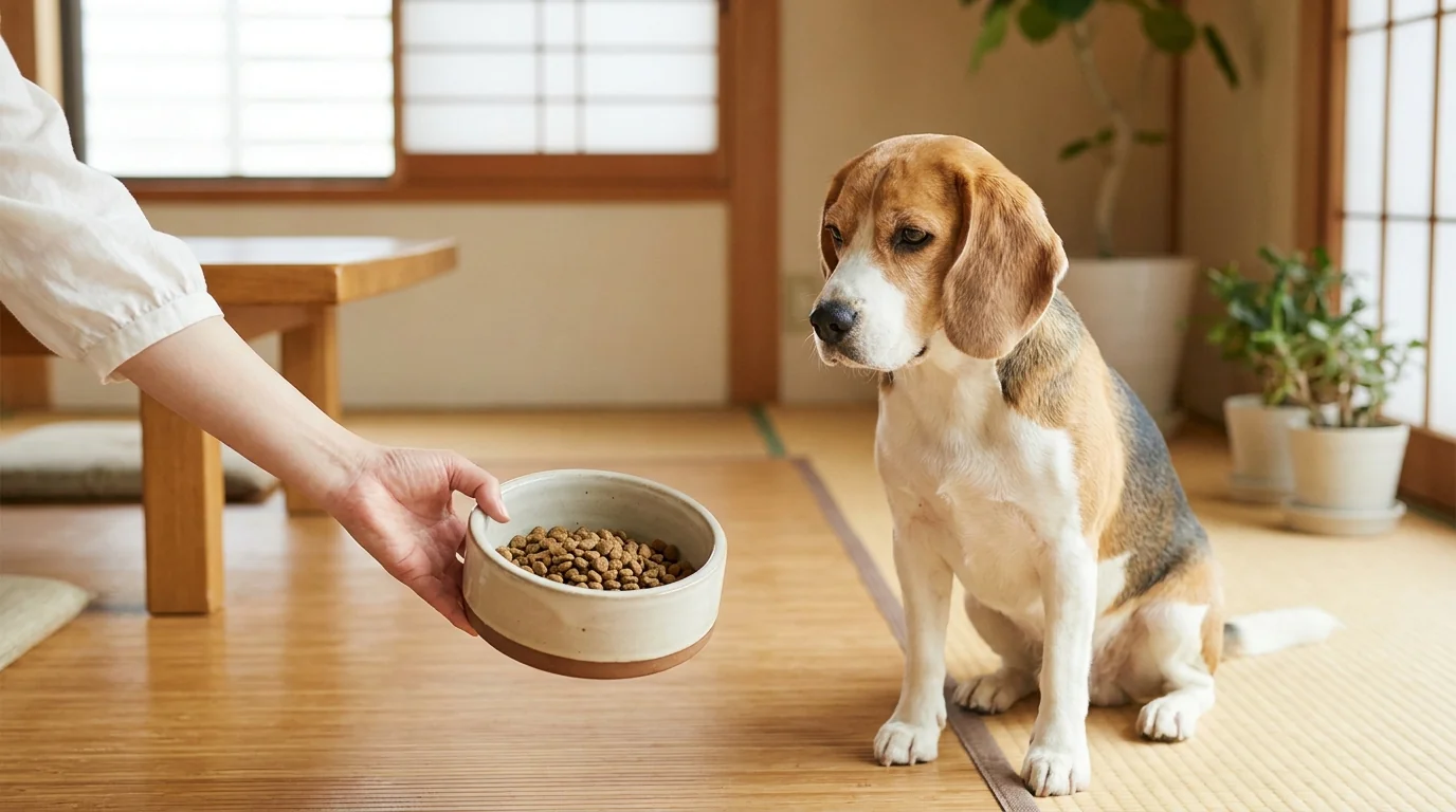 わがまま食いの場合はお皿を下げる