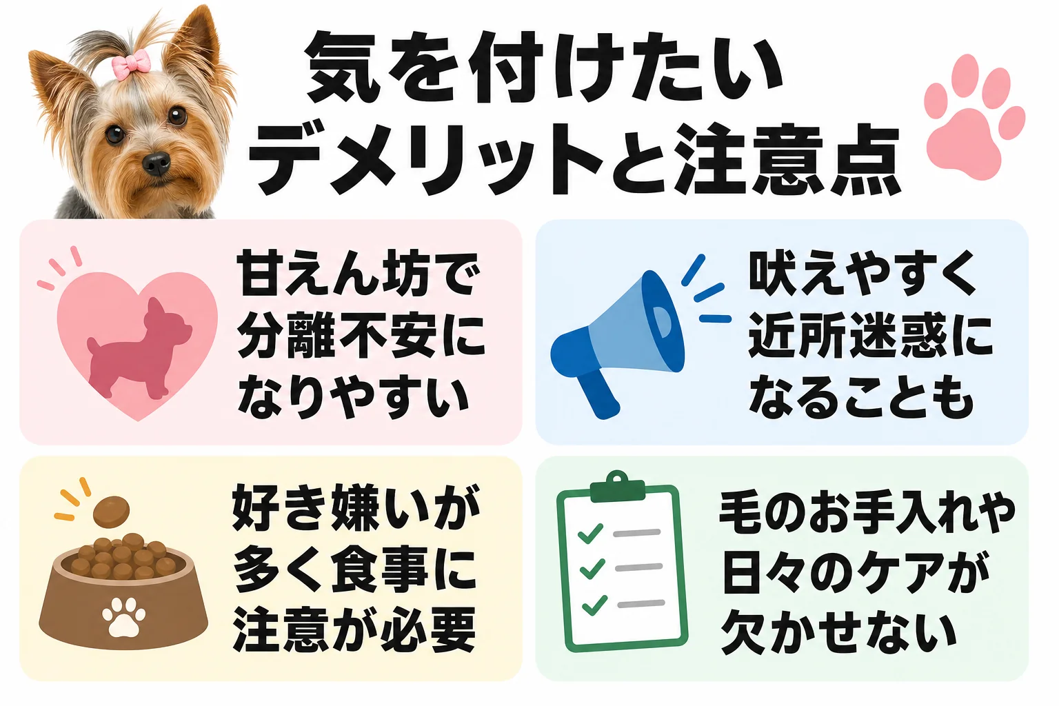 気を付けたいデメリットと注意点