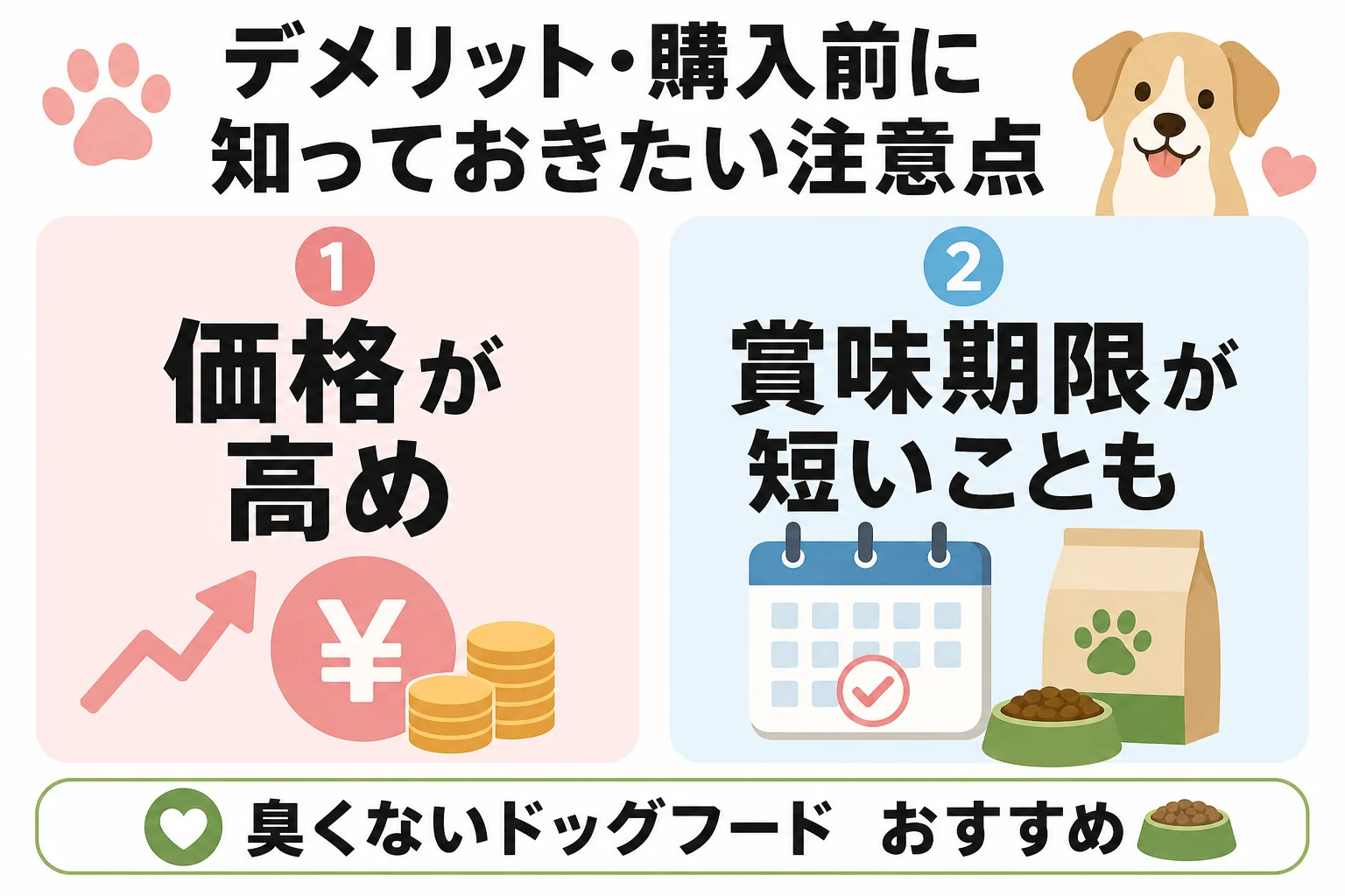 デメリット・購入前に知っておきたい注意点: 価格が高め / 賞味期限が短いことも