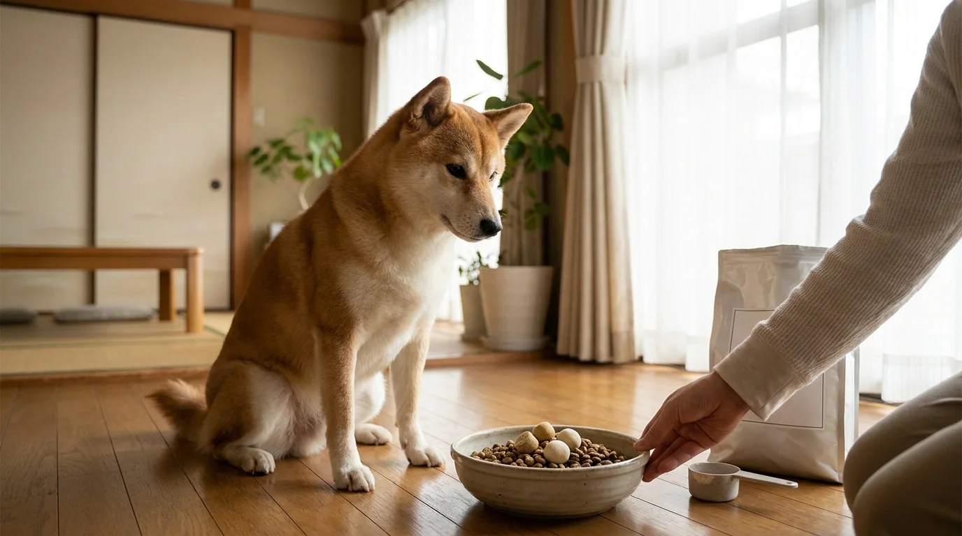 関節ケアドッグフードを与えるときの注意点