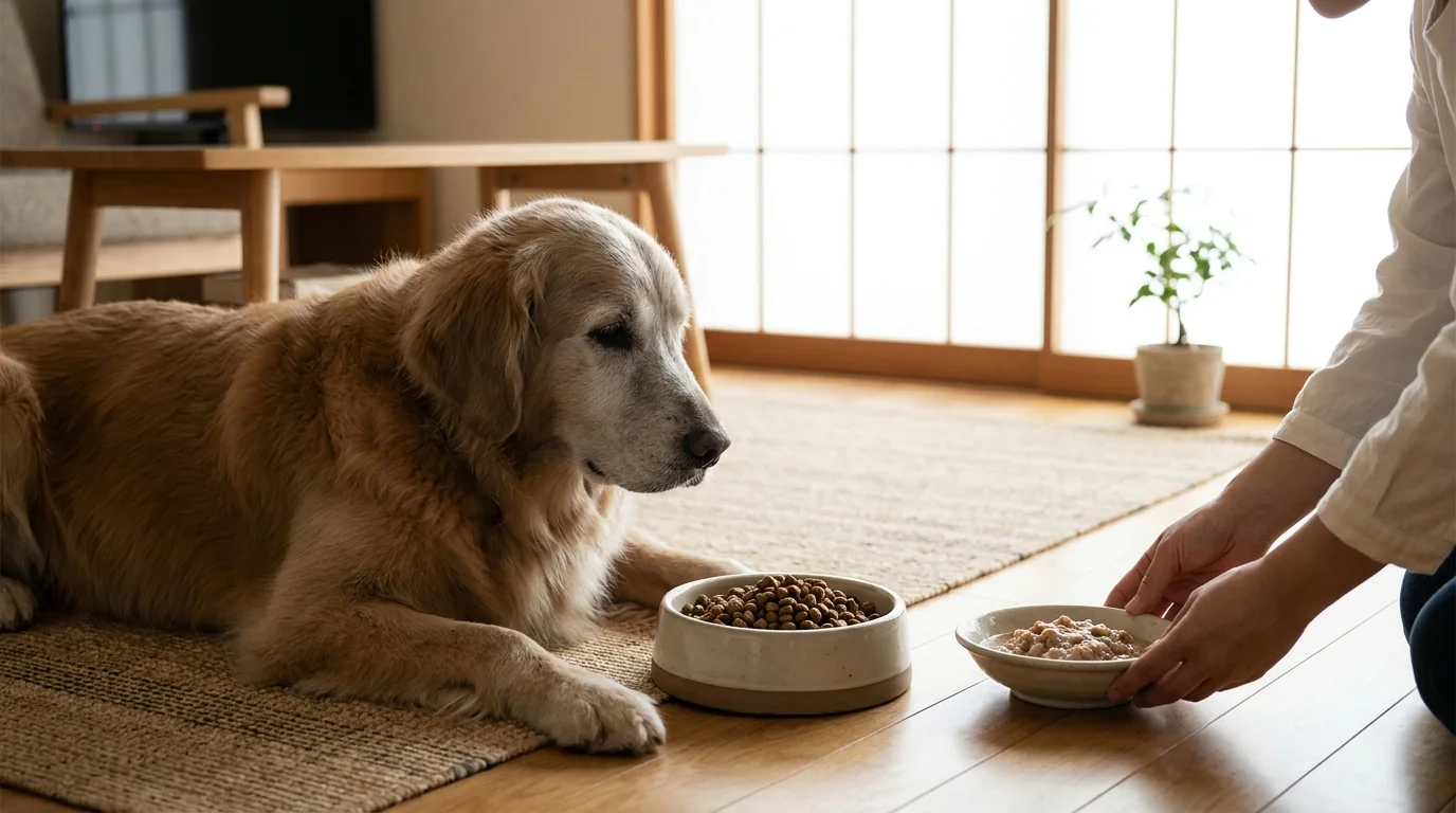 シニア犬の食事で気をつけたい注意点