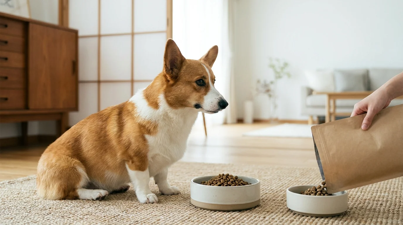 コーギーがドッグフードを食べないときの対処法