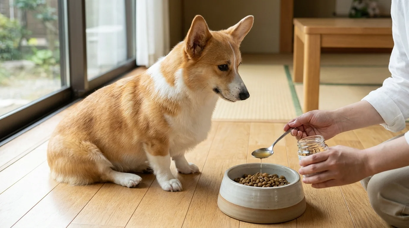 今日からできる対処法: ふやかし・トッピング / フードの切り替え方