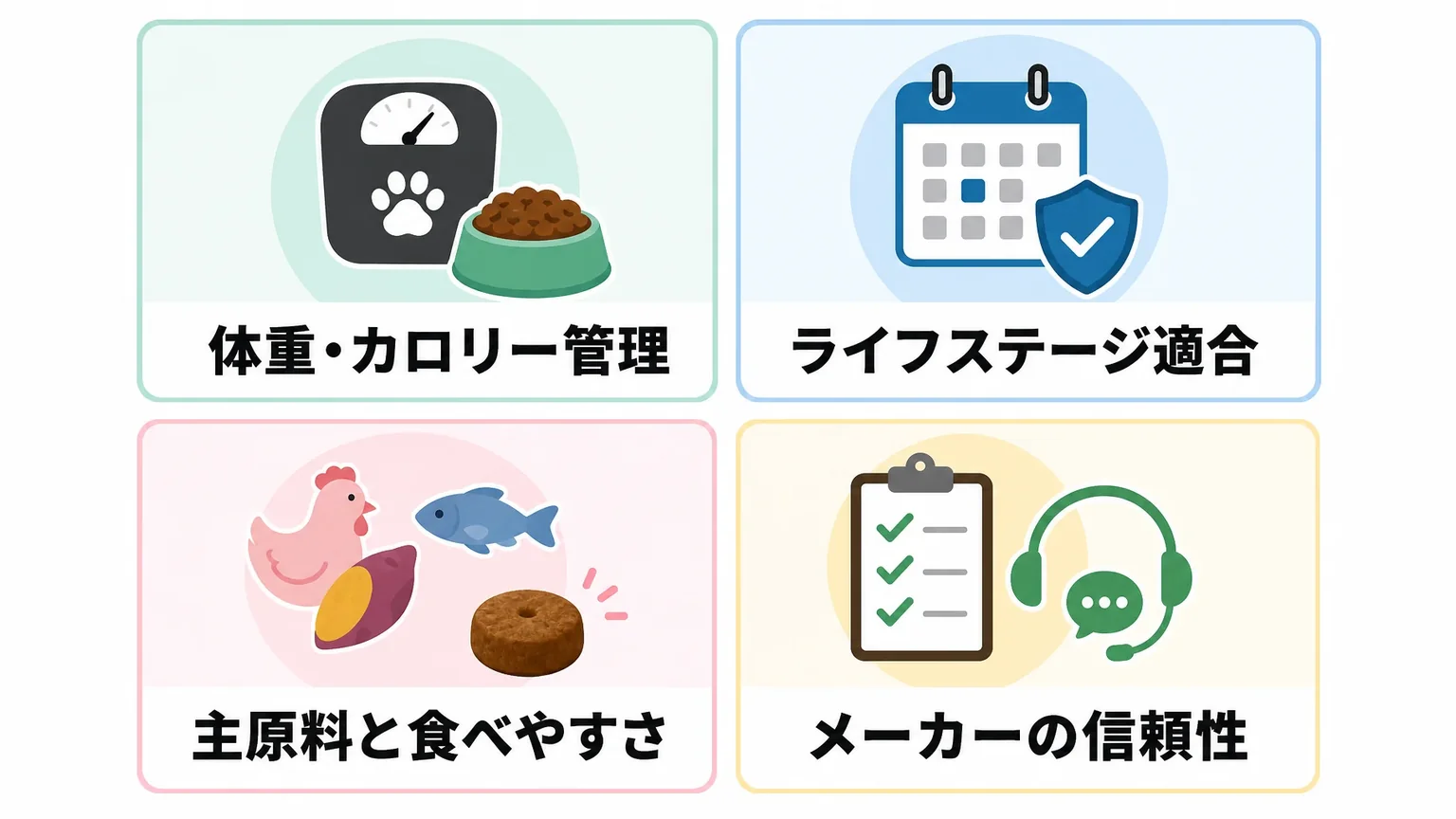 ボストンテリアのフード選びで確認したいポイント