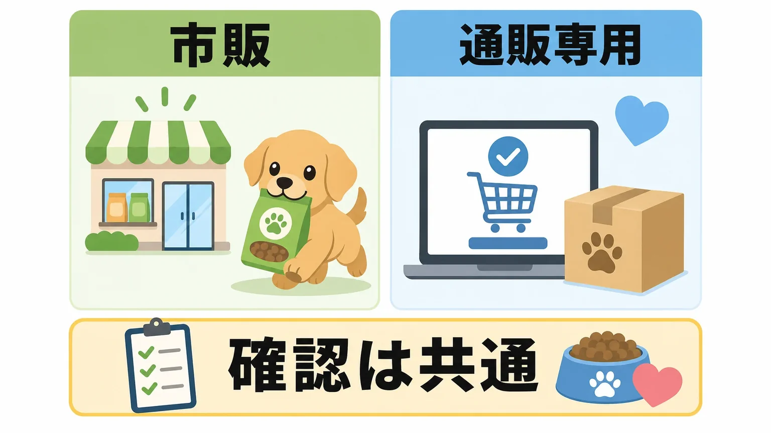 市販で買える子犬用ドッグフードの選び方と注意点