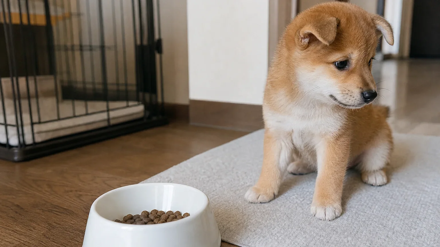 子犬がドッグフードを食べないときの対処法
