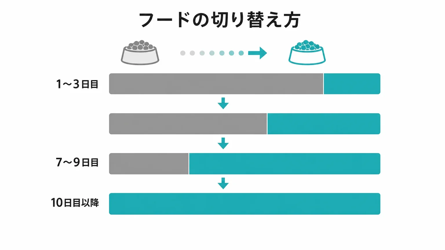 ジャーマンシェパードに与えるフードの量と与え方