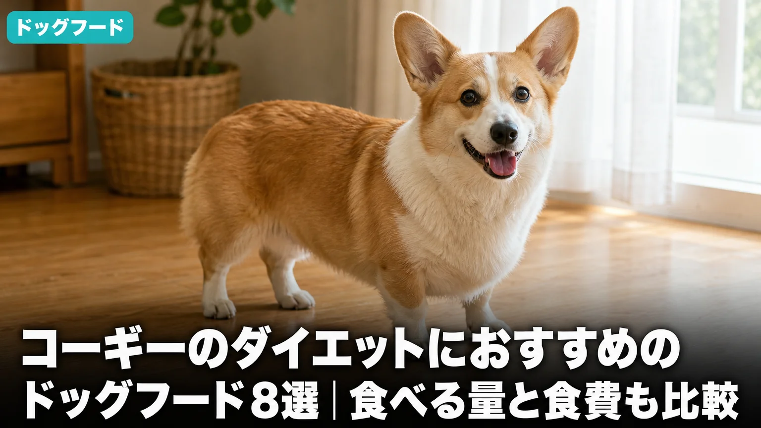 コーギーのダイエットにおすすめのドッグフード8選｜食べる量と食費も比較