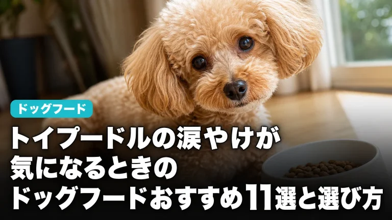 トイプードルの涙やけが気になるときのドッグフードおすすめ11選と選び方